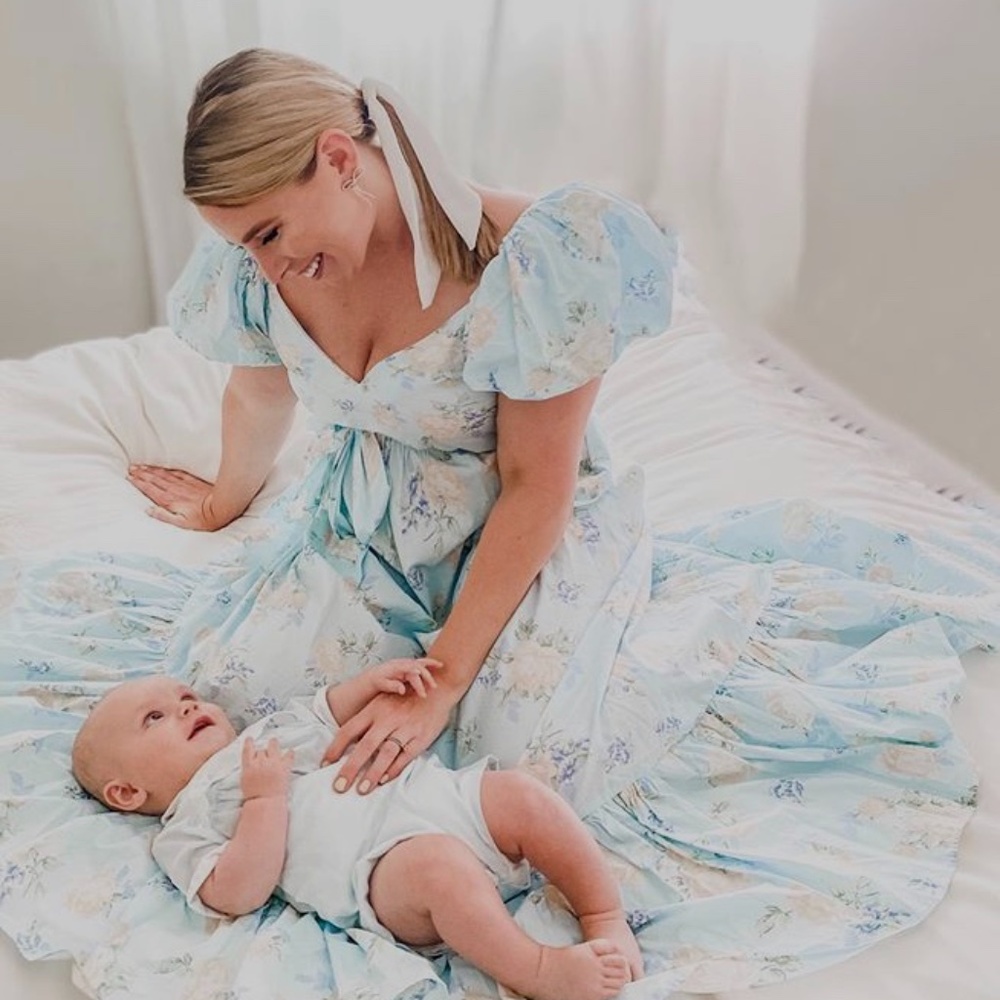 LoveShackFancy x Target Estelle Blue Dress Prairie Princes Cottagecore 12